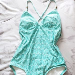 Helen Jon Tie Back One Piece Swimsuit